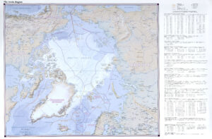 Carte physique de l’Arctique