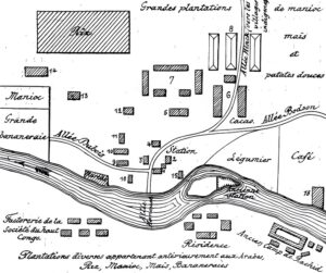Plan cartographique de Stanley Falls Station 1894