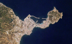 Image satellite de l’enclave espagnole de Ceuta