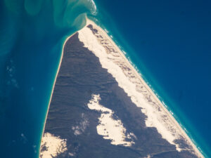 Le cap Sandy, l’île Fraser, côte du Queensland