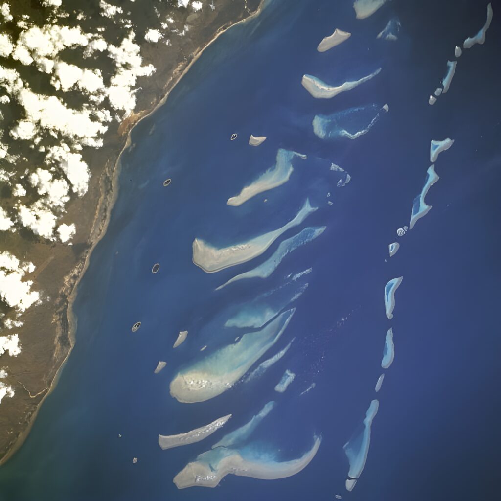La Grande Barrière de Corail près du plateau continental australien
