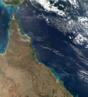 La Grande Barrière de Corail au nord-est de l’Australie