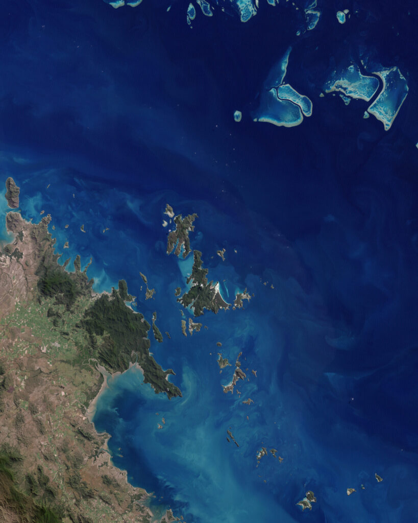 Les îles Whitsundays un archipel au large de la côte du Queensland