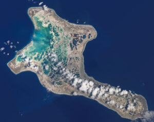 Image satellite de l’île Christmas