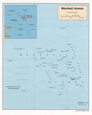 Carte des Îles Marshall