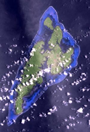 Image satellite de l’archipel de Yap