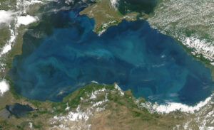 Image satellite de la mer Noire