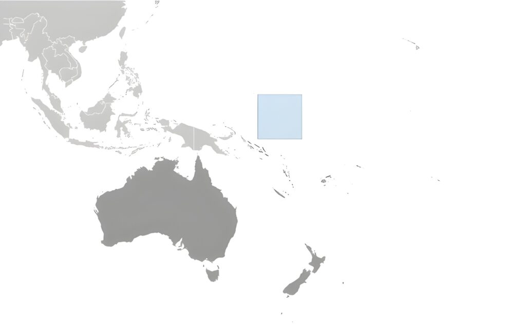 Carte de localisation de Nauru
