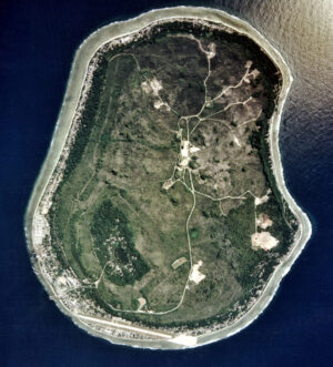 Image satellite de Nauru