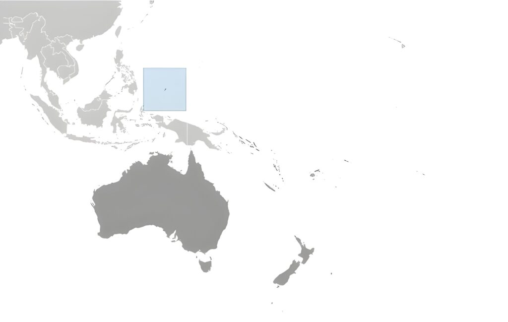 Carte de localisation des Palaos