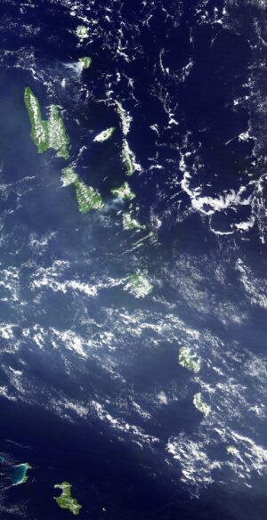 Image satellite de l’archipel du Vanuatu