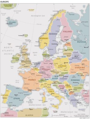 Carte de l’Europe