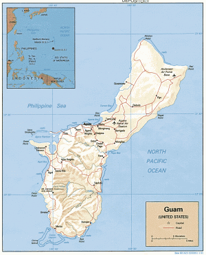 Carte de Guam