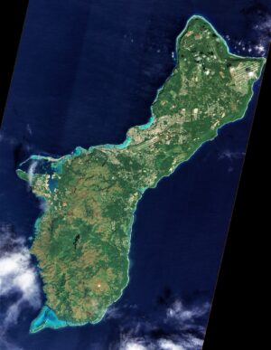Image satellite de Guam