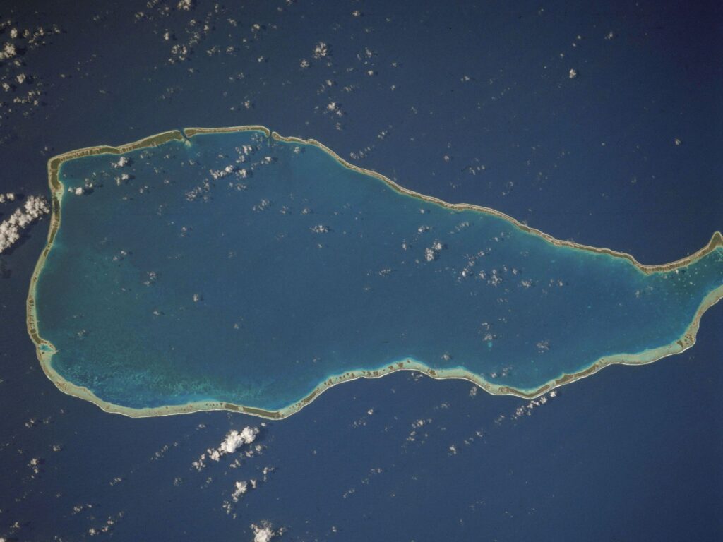 Rangiroa le plus grand atoll de l'archipel des Tuamotu