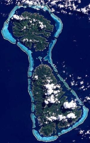 L’île de Raiatea en Polynésie française