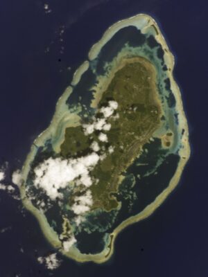 Image satellite de l’île de Wallis