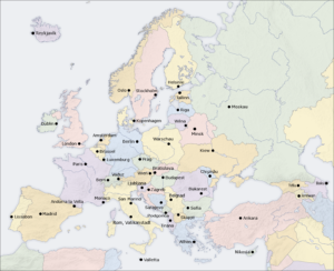 Quelles sont les principales villes d’Europe ?
