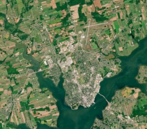 Image satellite de Charlottetown.