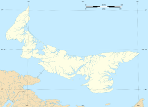 Carte vierge de l’Île-du-Prince-Édouard