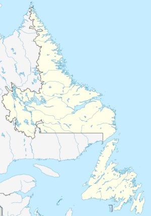 Carte vierge de Terre-Neuve-et-Labrador
