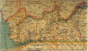 Carte du Bas Congo 1913.