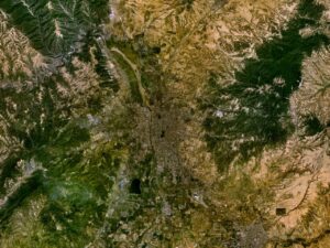 Image satellite de Taiyuan.