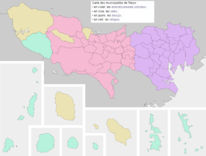 Subdivisions politiques de la préfecture de Tokyo