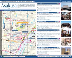 Carte d’Asakusa, Tokyo
