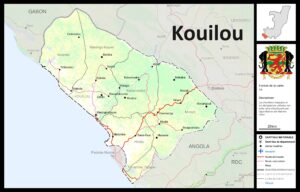 Carte du département du Kouilou.