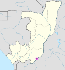 Carte de localisation de Brazzaville.