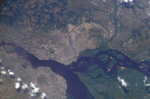 Image satellite de Brazzaville.