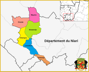 Carte du Niari