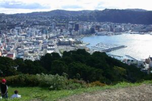 Ville de Wellington depuis le mont Victoria.