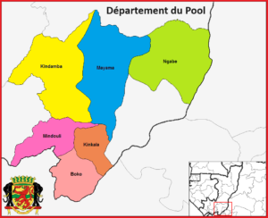 Carte du Pool, République du Congo