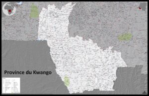 Carte de la Province du Kwango