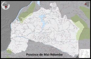 Carte de la province de Mai-Ndombe