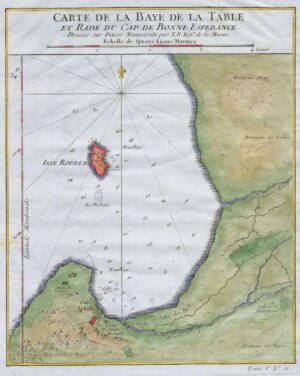 Carte du Cap de Bonne Espérance et du Cap 1763