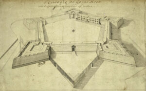 Esquisse du fort de Bonne-Espérance en 1680