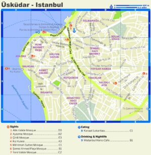 Carte d’Üsküdar, Istanbul