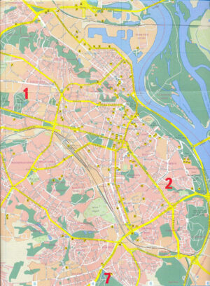 Carte du centre-ville de Kiev