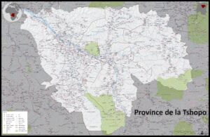 Carte de la province de la Tshopo
