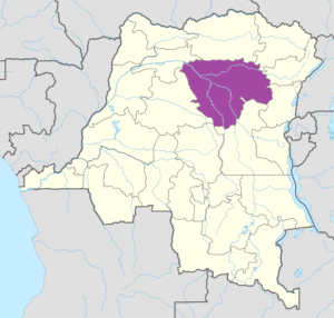 Carte de localisation de la Tshopo.