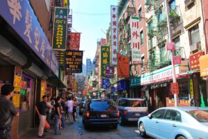 Chinatown, Manhattan, New York City sur Pell Street.