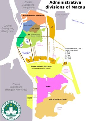 Quelles sont les divisions administratives de Macao ?