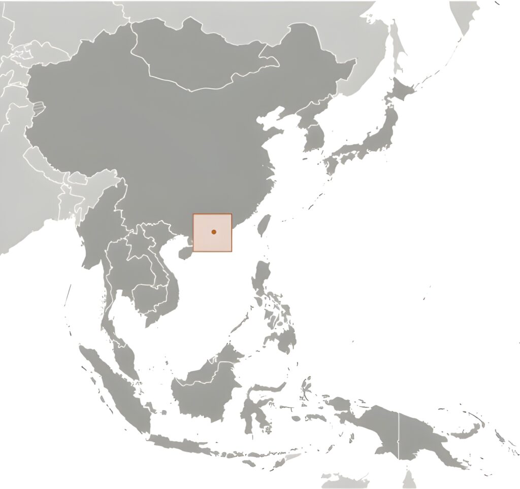 Carte de localisation de Macao