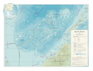 Carte des Îles Spratleys