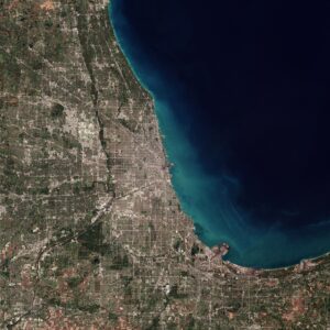 Image satellite de Chicago