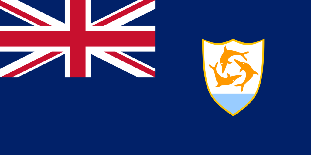 Le drapeau d'Anguilla