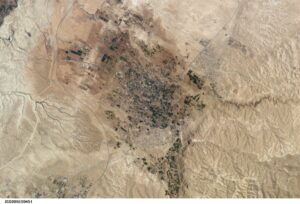 Image satellite de Jéricho en Cisjordanie